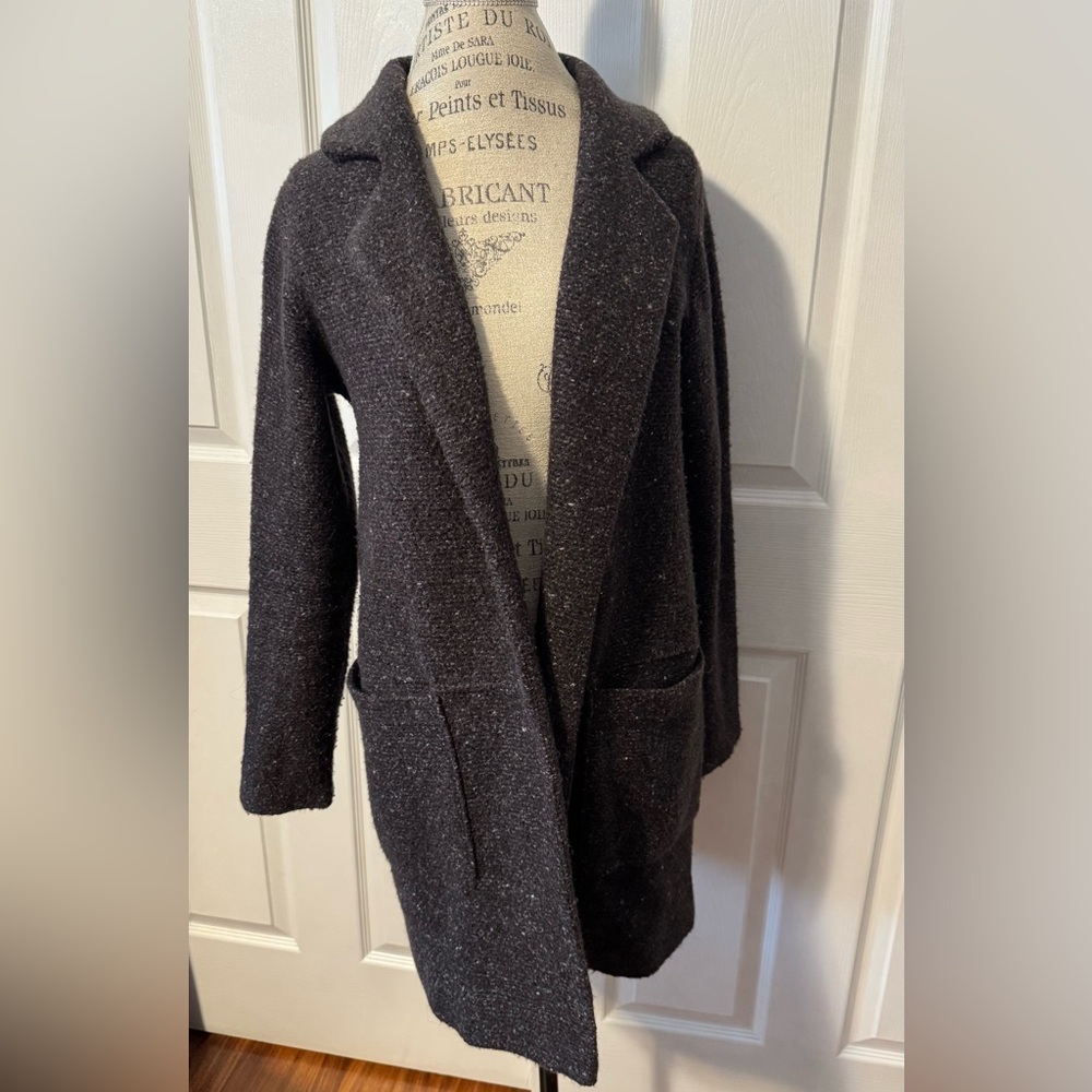 Small A New Day Heather Purple Coat Jacket Cardigan - Picture 5 of 16